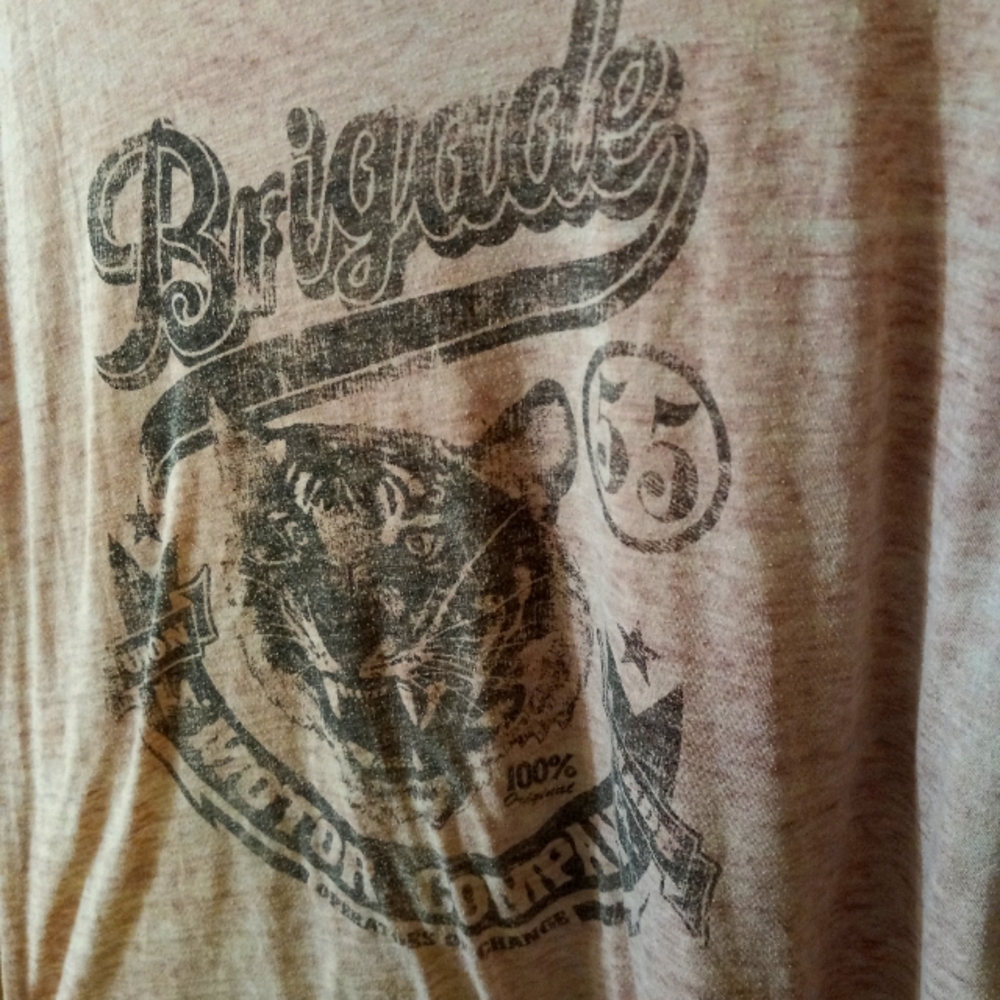 Brigade, size X-Large, good condition. Faded red color.